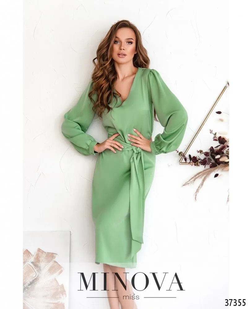 Платье 3134-оливка Minova