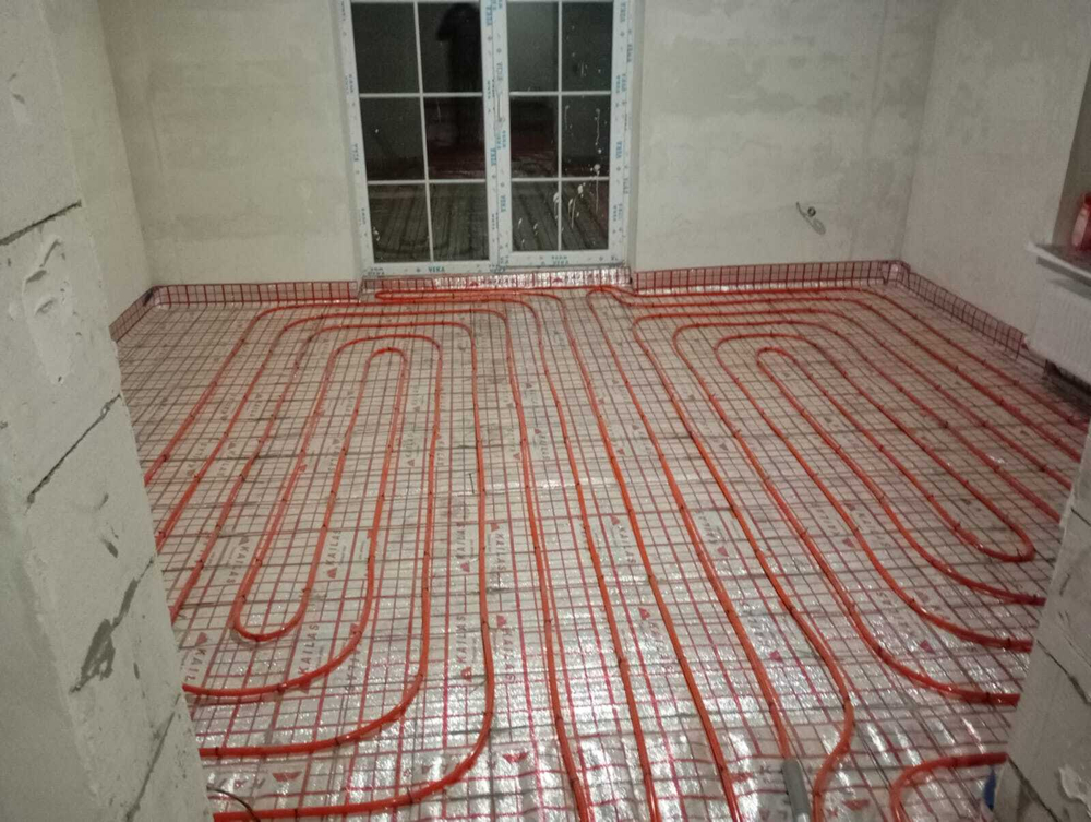 Монтаж теплого пола