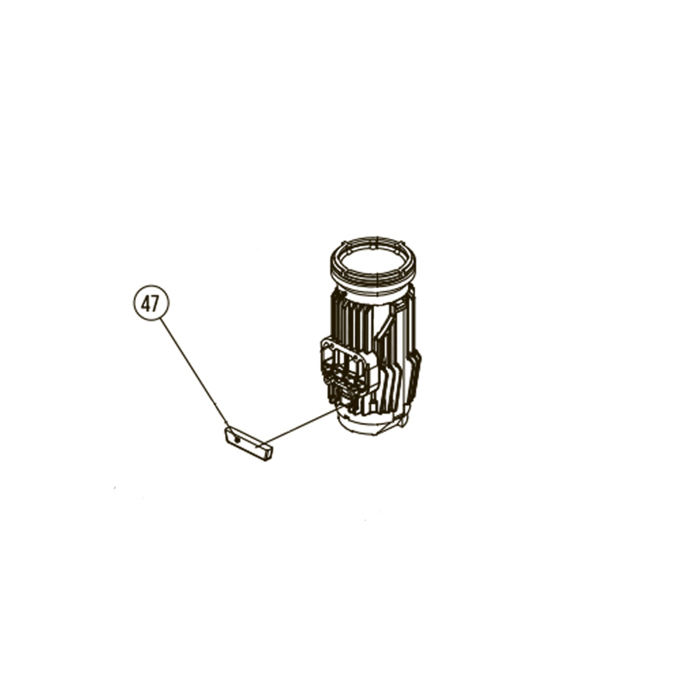 Запчасть №47 для Hybest GSR40A. Выпускной фильтрующий элемент