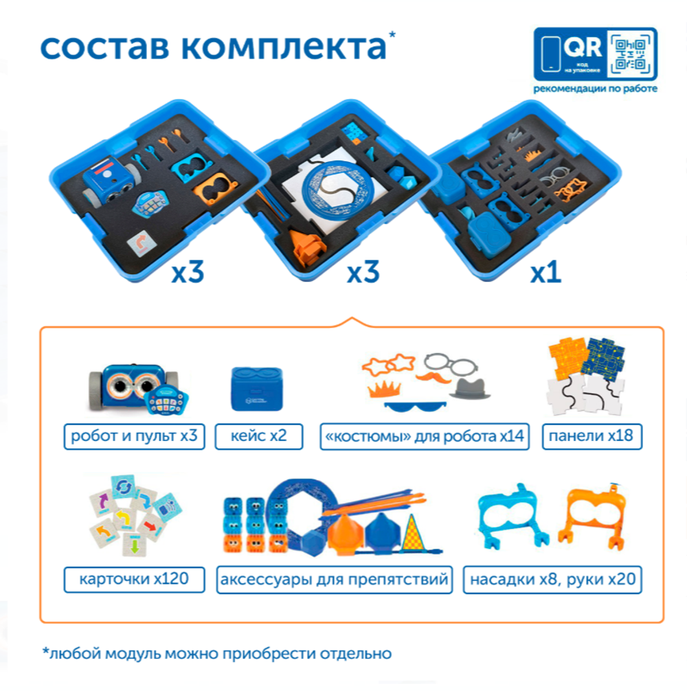 Безэкранное программирование с роботом Ботли без системы хранения