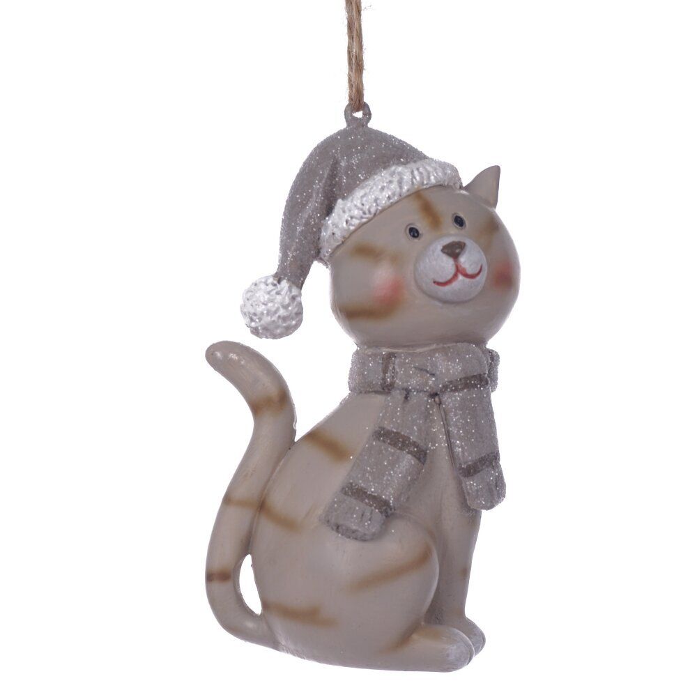 GAEM Фигурка декоративная подвесная "Кошка", L5 W4 H9 см, 2в.