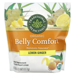 Traditional Medicinals, Organic Belly Comfort, лимон и имбирь, 30 леденцов в индивидуальной упаковке