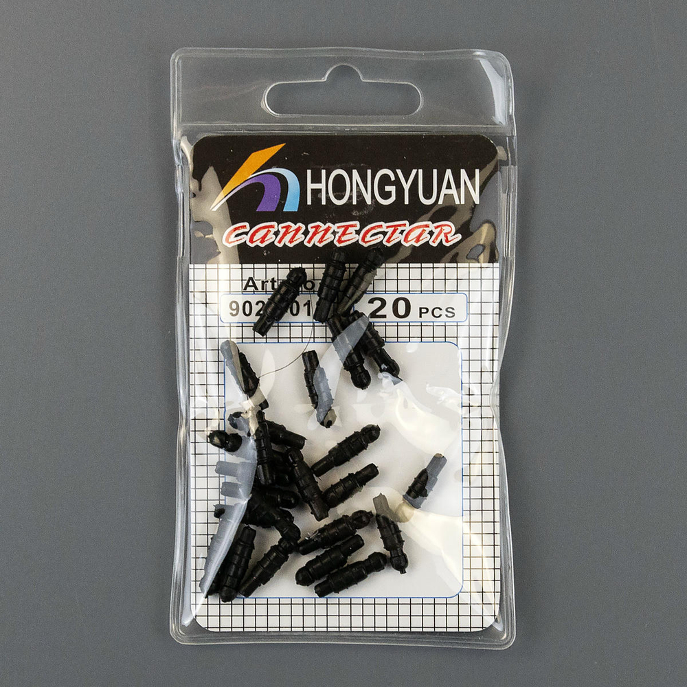 Коннектор для крепления лески к удилищу (20шт/уп)