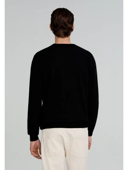 Пуловер из хлопка с добавлением кашемира