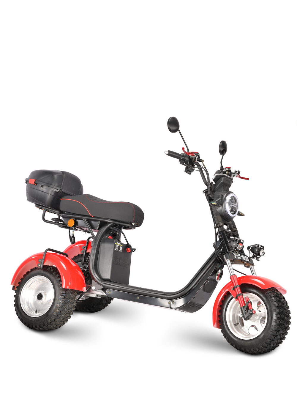 Электроскутер WHITE SIBERIA IKRA 5000W Red