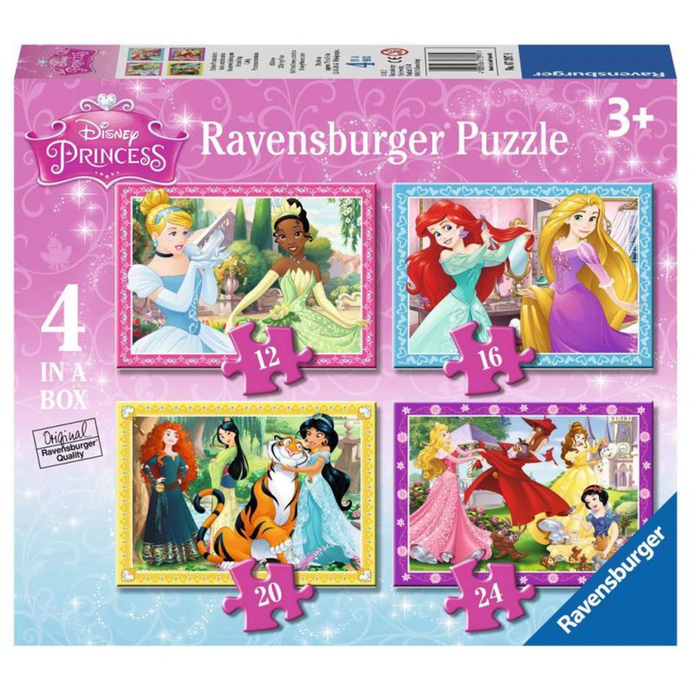 Ravensburger - Пазл Принцессы Диснея 4в1 12/16/20/24 шт. 073979