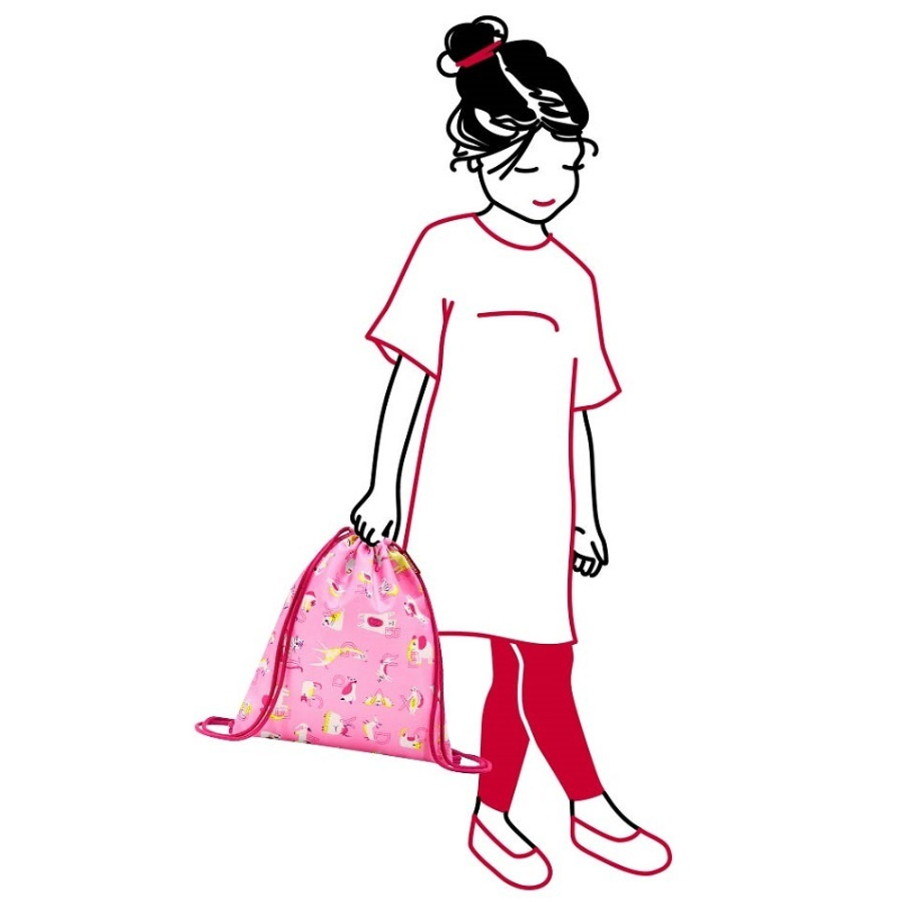 Мешок детский mysac abc friends pink