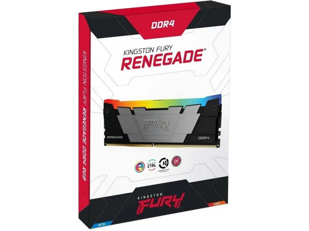 Оперативная память Kingston Fury KF436C18RB2A/32, DDR4 1х 32ГБ 3600 МГц, DIMM, RTL