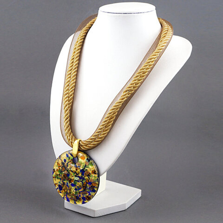 Кулон золотой янтарь P.J. MURANO