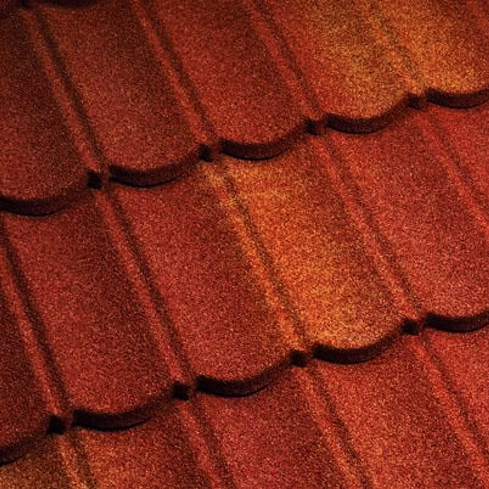 Черепица композитная Metrotile Metrobond красно-желтая