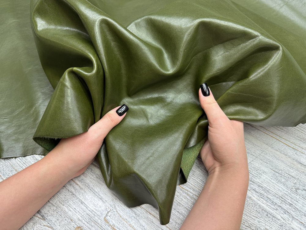 Nike Saphir Mistic Green (1,0-1,2 мм) цв. Зеленый, натуральная кожа