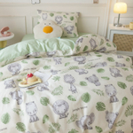 Комплект постельного белья на резинке Сатин Люкс KIDS 100% хлопок CDKR059