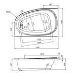 Ванна AM.PM Like W80A-170L110W-A