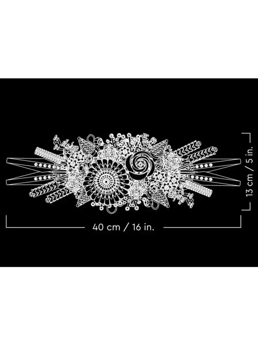 Конструктор Композиция из сухоцветов 812 деталей 99032