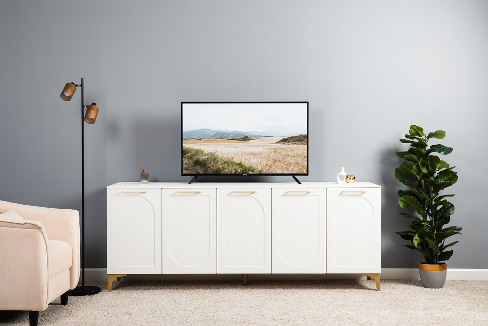 Монтесито Тумба под ТВ 16.66 Белый шаргель