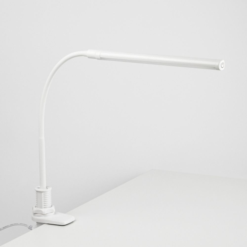 Настольный светильник ЭРА NLED-509-8W-W светодиодный на струбцине белый