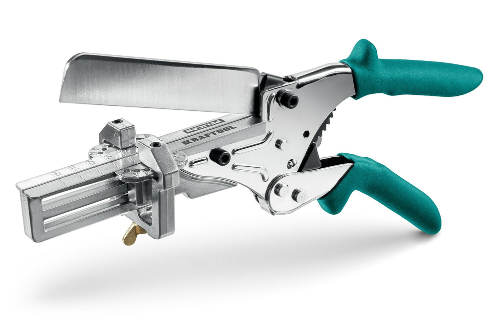 KRAFTOOL PELIKAN 120 до 120 мм, Удлиненные угловые ножницы для пластмассовых и резиновых профилей (23370)