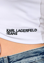 Топ KARL LAGERFELD JEANS Ruched Bralette