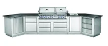 Газовый гриль Napoleon Prestige BIPRO-825 (встраиваемый), 9 горелок (c ИК-горелкой)