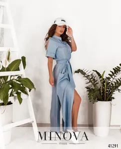 Платье 2018Н-голубой Minova