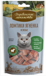 Ломтики ягненка для кошек Деревенские лакомства набор из 10 упаковок по 0,045кг