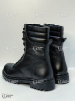 Берцы BIZON ТК-20, хромовая кожа, подошва каучук, стелька Ortholite