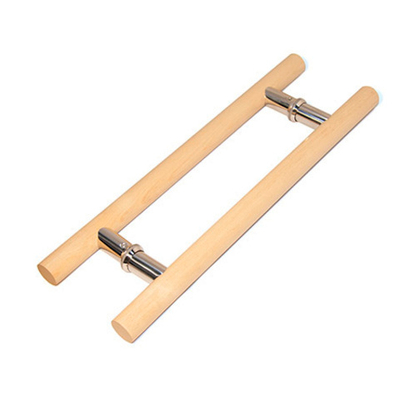 Ручка скоба офисная YOLA-450 дерево/нерж.сталь 300мм