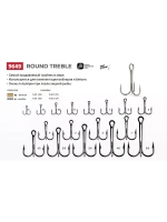 Крючки для рыбалки (тройник) VMC Round Treble 9649 BZ