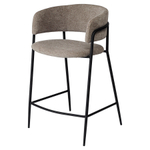 Стул полубарный Helning, мягкий шенилл, капучино