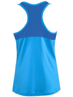 Футболка для девочки теннисная Babolat Play Tank Top Girl - небесный