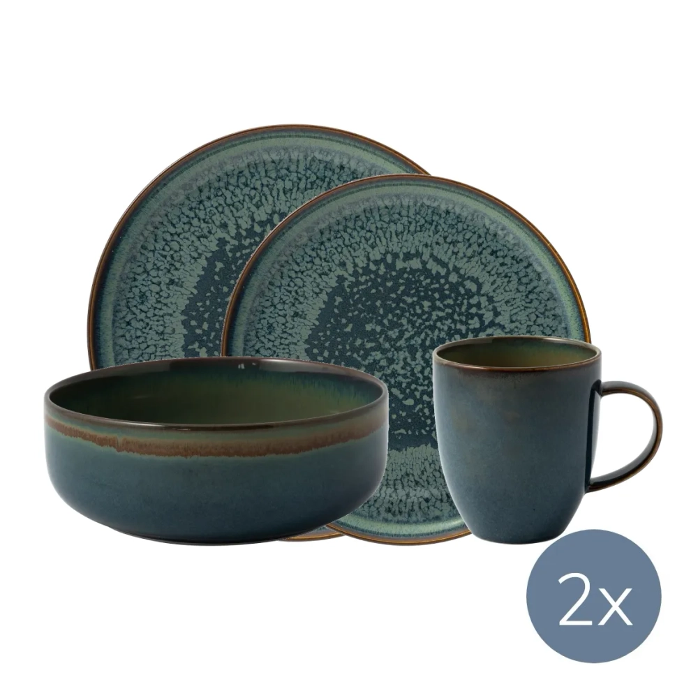 Like. by Villeroy&Boch Стартовый набор Crafted Breeze для 2 человек. 19-5167-2610 + 19-5167-2640 + 19-5167-9651 + 19-5167-1900
