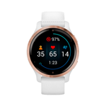 Умные часы Garmin Venu 2S, 40.4mm, White/Rose Gold (010-02429-13)