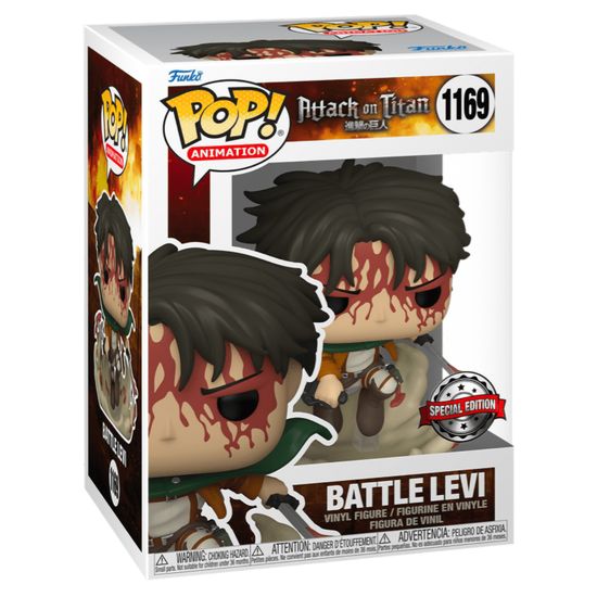 Фигурка Funko POP! Animation Attack on Titan S3 Battle Levi (BD) (Exc) (1169) 58751
