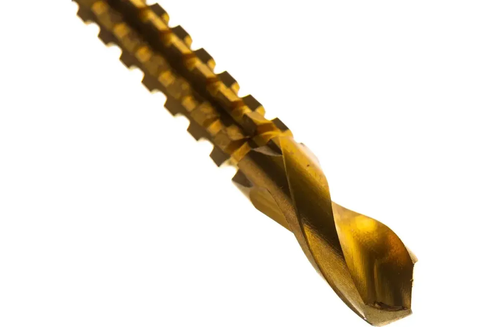 Сверло-фреза универсальное титановое покрытие 8 мм, 36408