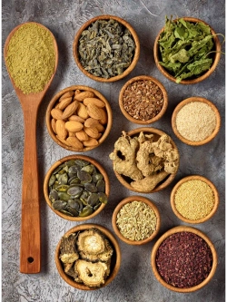 Набор клетчатка стройняшка и смесь для здоровья зубов, дёсен и волос