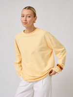 Лонгслив оверсайз из футера