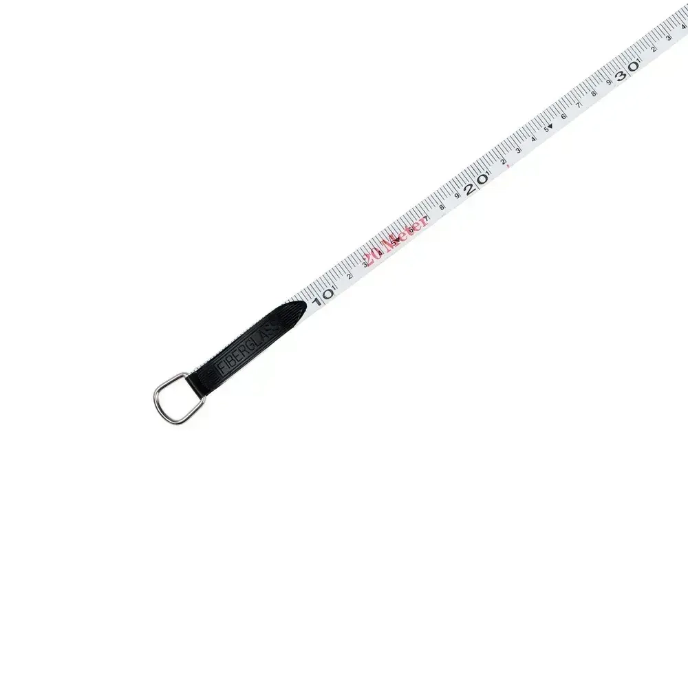 Лента мерная геодезическая Тундра, фиберглассовая, закрытый корпус, 20 м х 13 мм