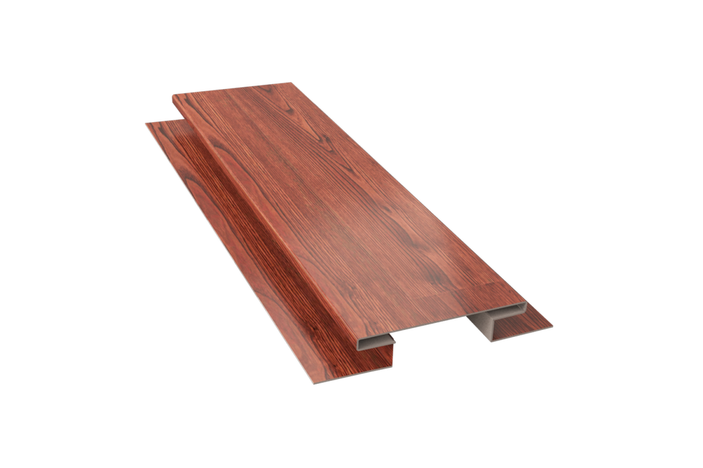 Планка стыковочная сложная Эко брус Античный дуб