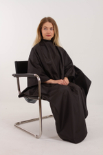 Парикмахерский пеньюар с рукавами (водонепроницаемый)