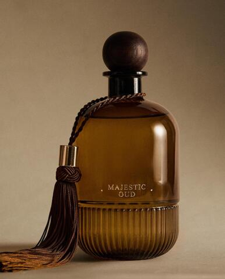 Zara Home MAJESTIC OUD REED DIFFUSERS — ароматический диффузор с тростниковыми палочками, Величественный Уд, 480 мл