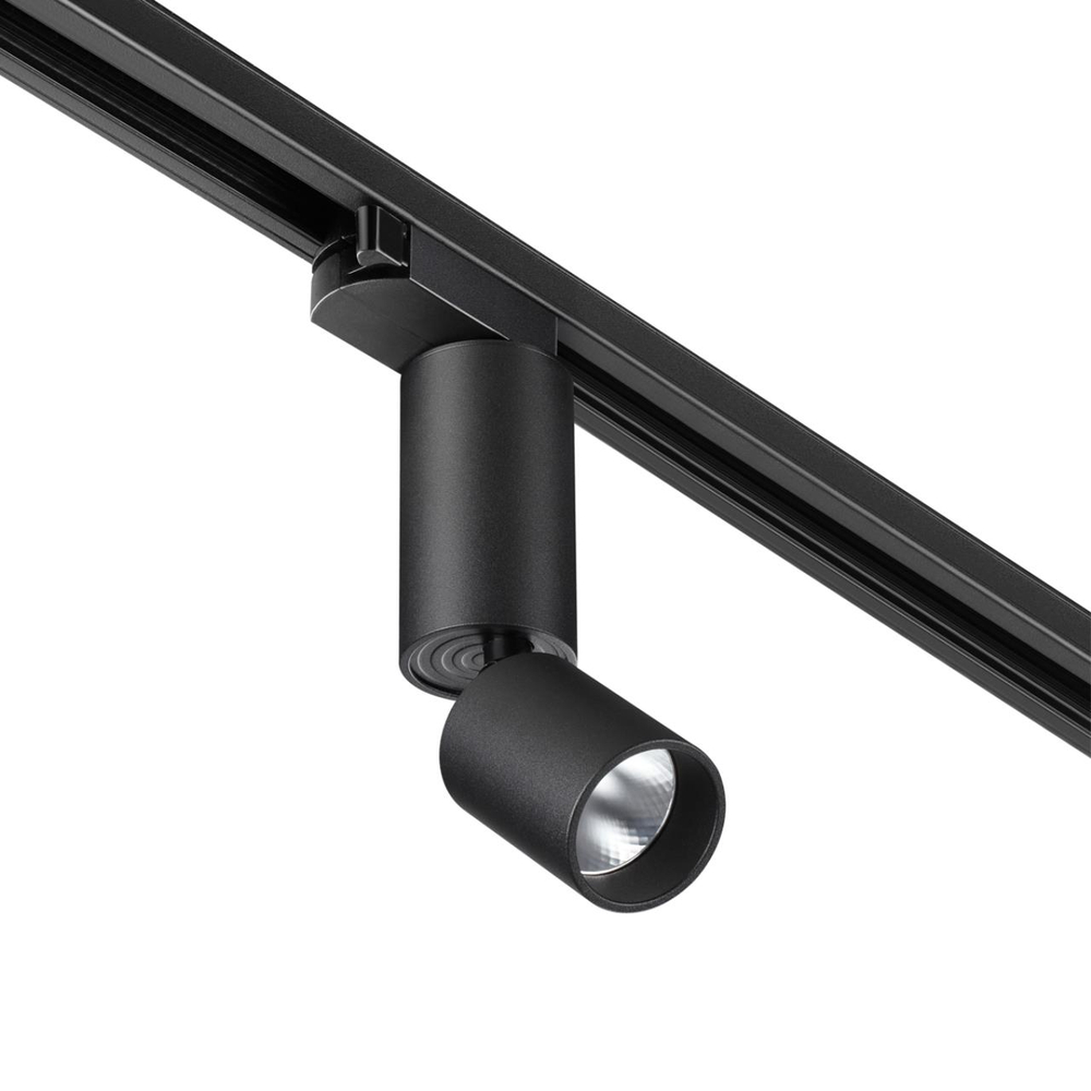 359319 PORT NT24 210 черный Светильник трековый однофазный трехжильный IP20 LED 5W 85-265V 3000K 600Лм TUBO