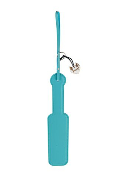 Голубой кожаный пэддл - 37 см. (Цвет: голубой)