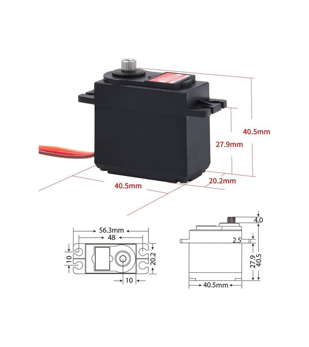 Сервомашинка цифровая JX Servo PDI-5508MG (55.6г/8.2/0.07/6V) стандартная
