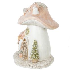 GAEM Фигурка декоративная с подсветкой "Домик и гномы", L13 W10 H15 см