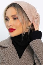 Чалма с резинкой (бежевая) ЧР6-23М LT Collection