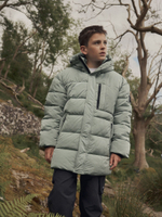 Пуховик с флисовой подкладкой для мальчика Next Q51-556, Хаки