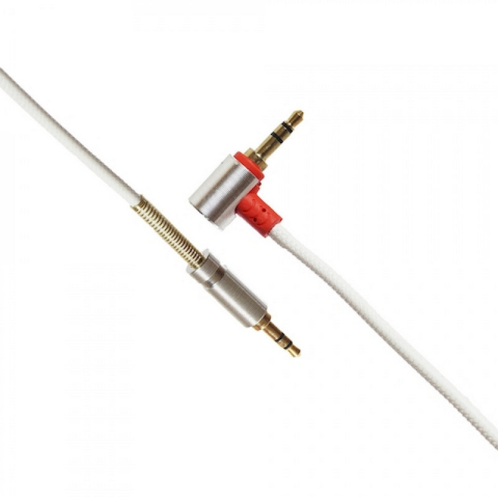 Кабель AUX Jack х Jack -1.0м.(3.5мм./прямой/угловой) в ассорт.