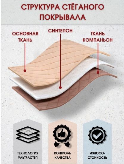Покрывало Diva Afrodita стеганное Classic (ромб) C-02. 260x235+2 наволочки 50х70+5см