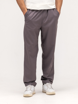 Джоггеры льняные. Графит