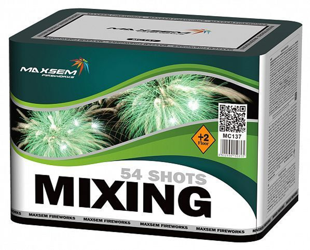 Фейерверк, батарея салютов MIXING 54 залпа 1.2 калибр MC137 Maxsem